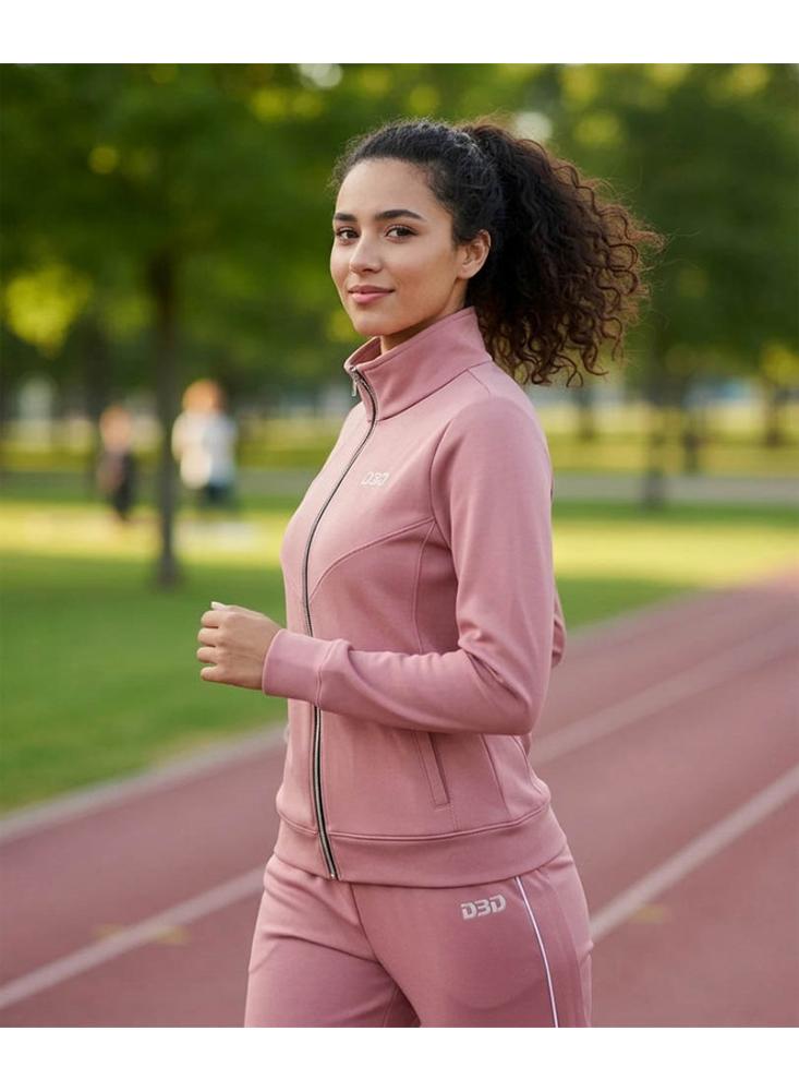 Conjunto Deportivo O Sudadera Para Mujer Unitono Rosa img #4