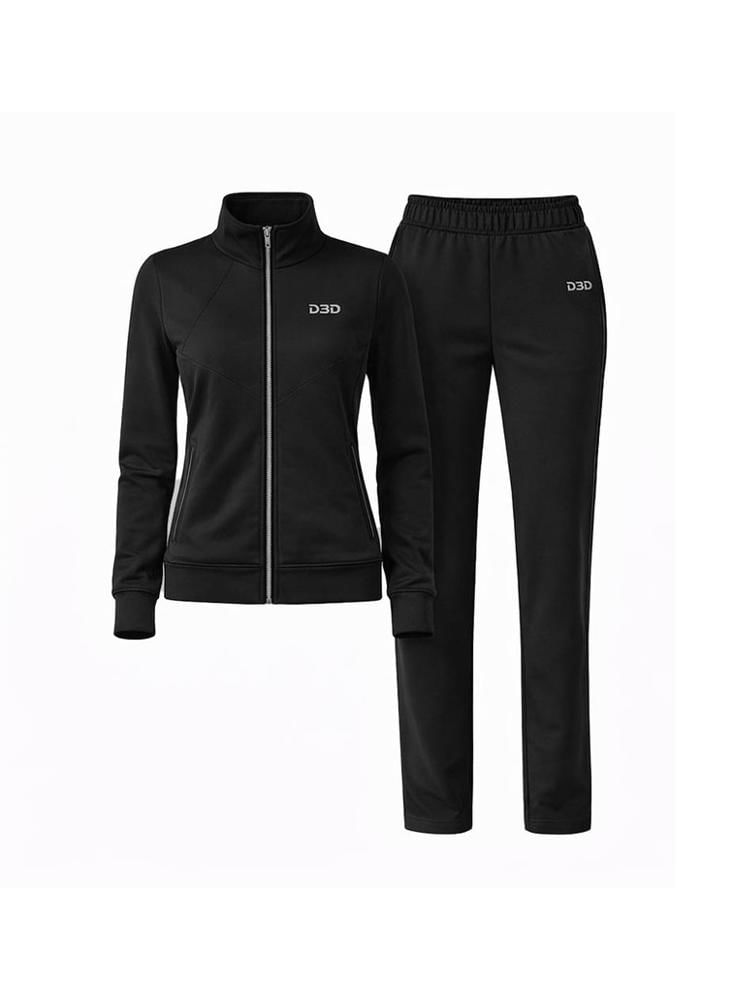 Conjunto Deportivo O Sudadera Para Mujer Unitono. Negro img #1