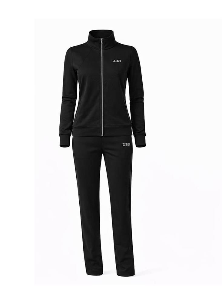 Conjunto Deportivo O Sudadera Para Mujer Unitono. Negro img #2