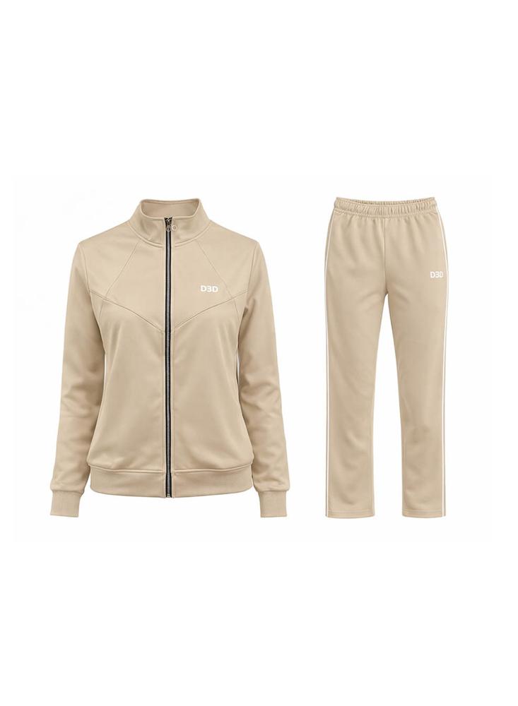 Conjunto Deportivo O Sudadera Para Mujer Unitono. Beige img #3