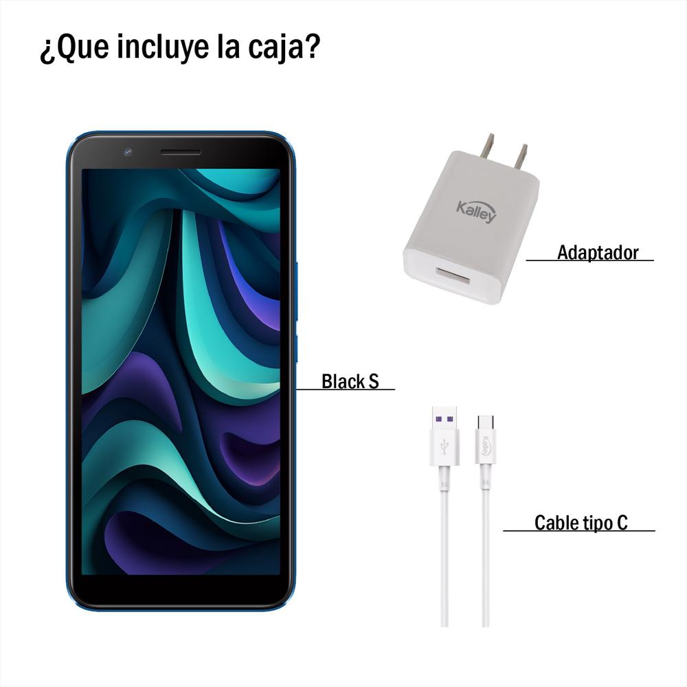 Celular Kalley Black S 64 Gb 3 Gb Ram Azul img #3