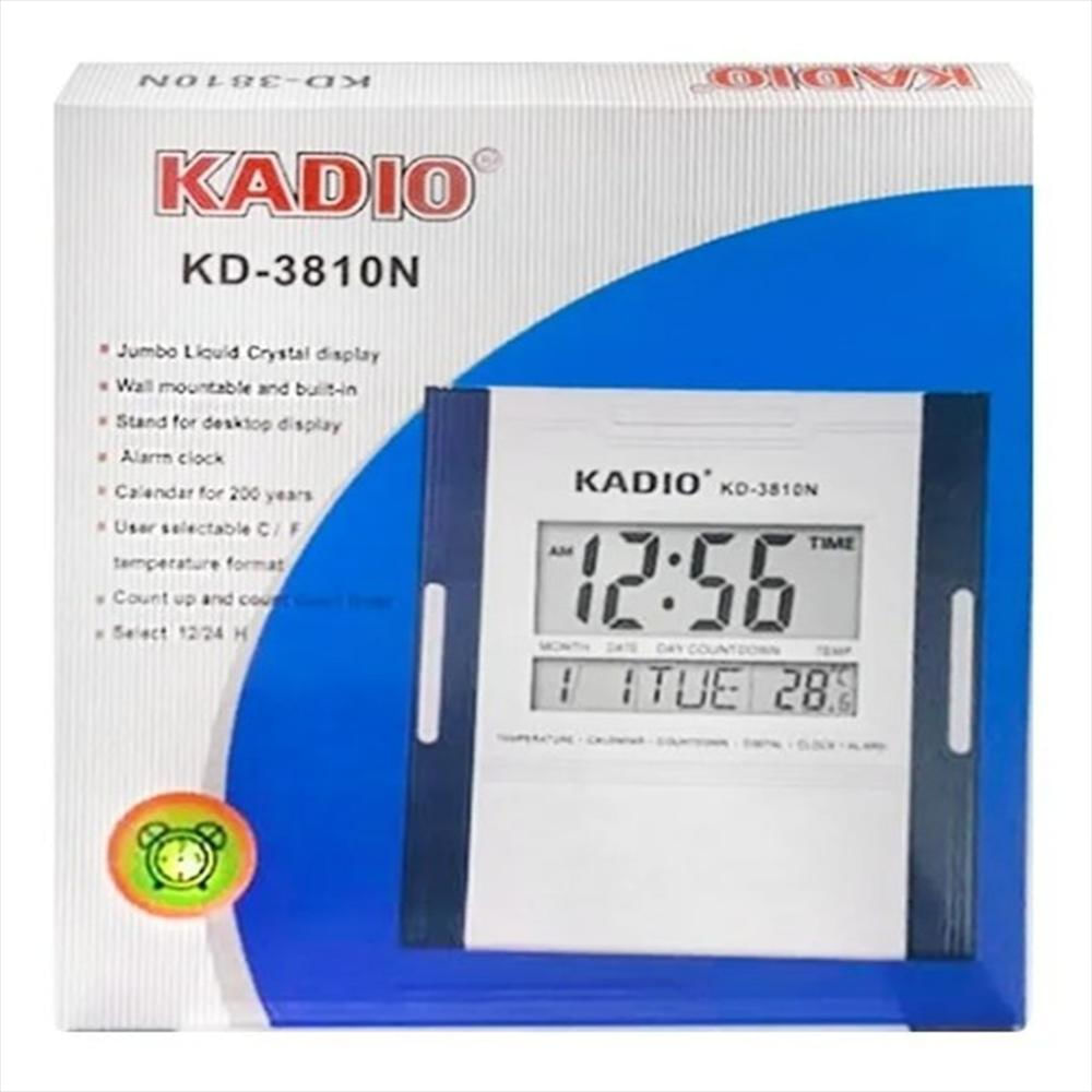Reloj Digital Temperatura Pared Kadio img #2
