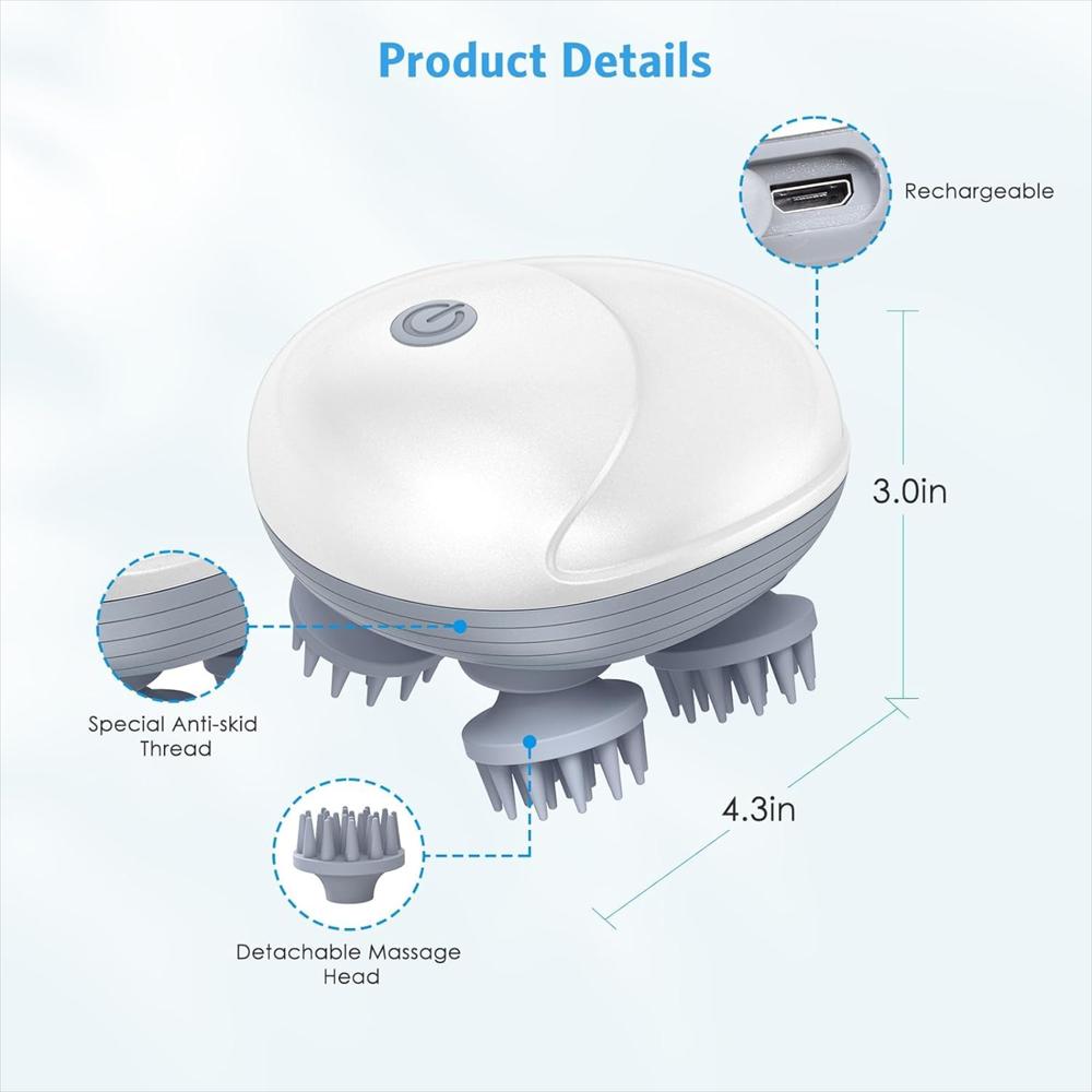 Masajeador Eléctrico Para Cuero Cabelludo img #2