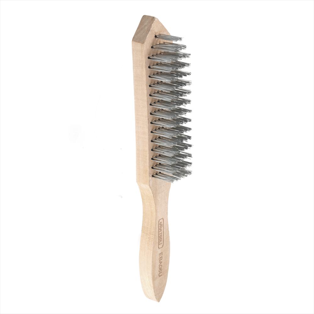 Cepillo Escobilla Acero 25X0.33Mm Uyustools Mango Madera img #3