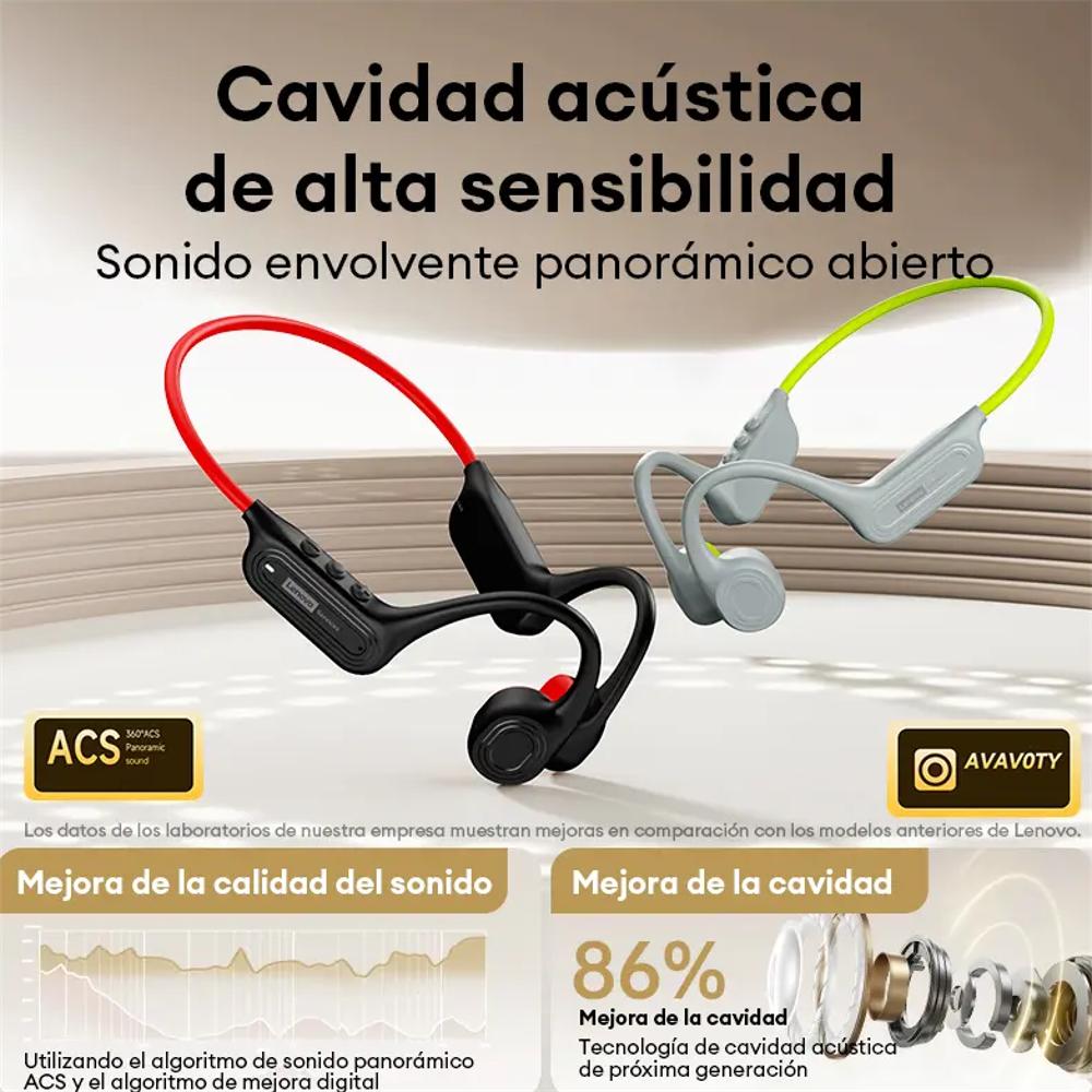 Audifono Lenovo Conduccion Osea S101 img #2
