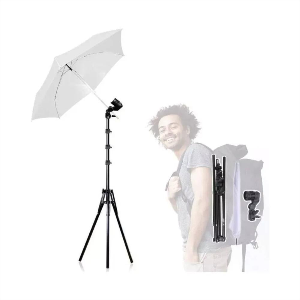 Kit Iluminacion Estudio Fotografia Tripode Sombrilla img #4