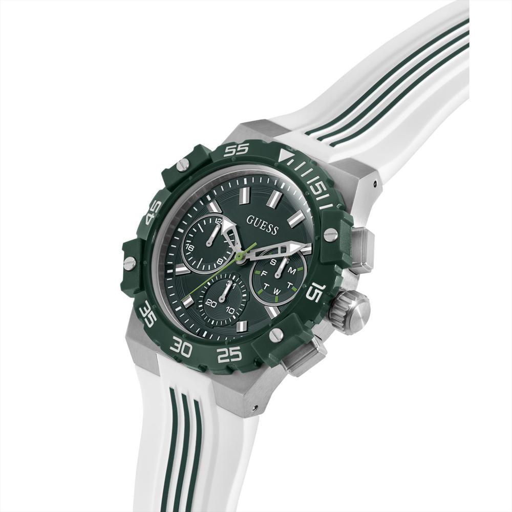 Relojes Guess Hombre Fore. Silicona Blanco Gw1059g1 img #3