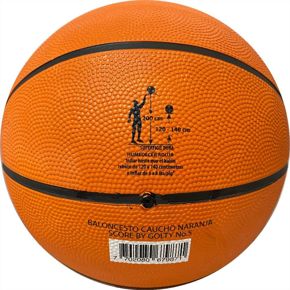 Balon De Baloncesto Score By Golty Competicion Caucho #5 img #5