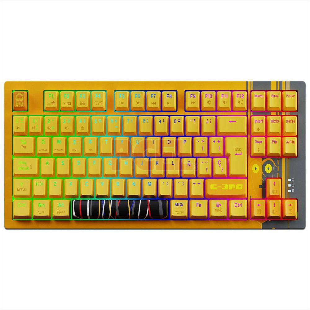 Teclado Mecanico Primus C3po Bluetooth 70% Español Sw Red img #1