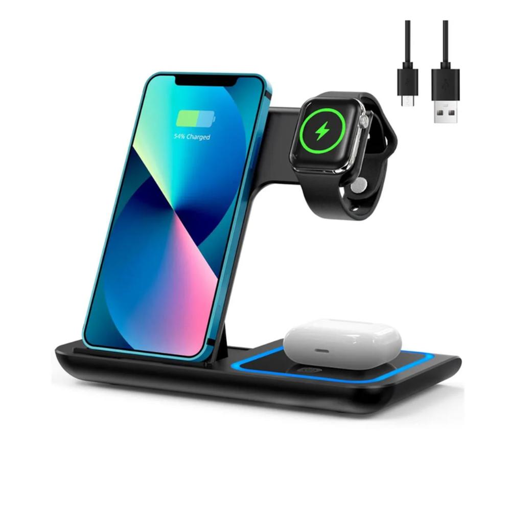 Cargador Inalambrico Para Iphone Apple Watch Y Airpods img #4