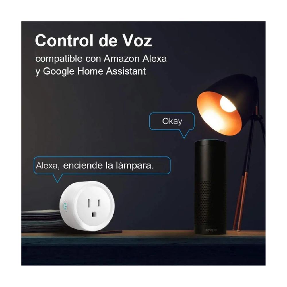 Enchufe Toma Corriente Inteligente Smart Wifi Alexa Rgb img #4