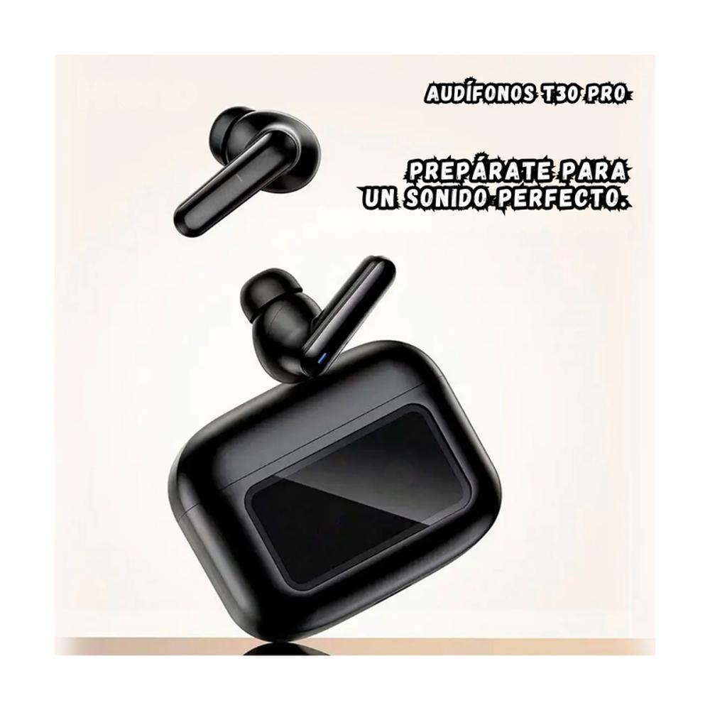 Audifonos Bluetooth Inalambricos Pantalla Tactil T30 Pro img #2