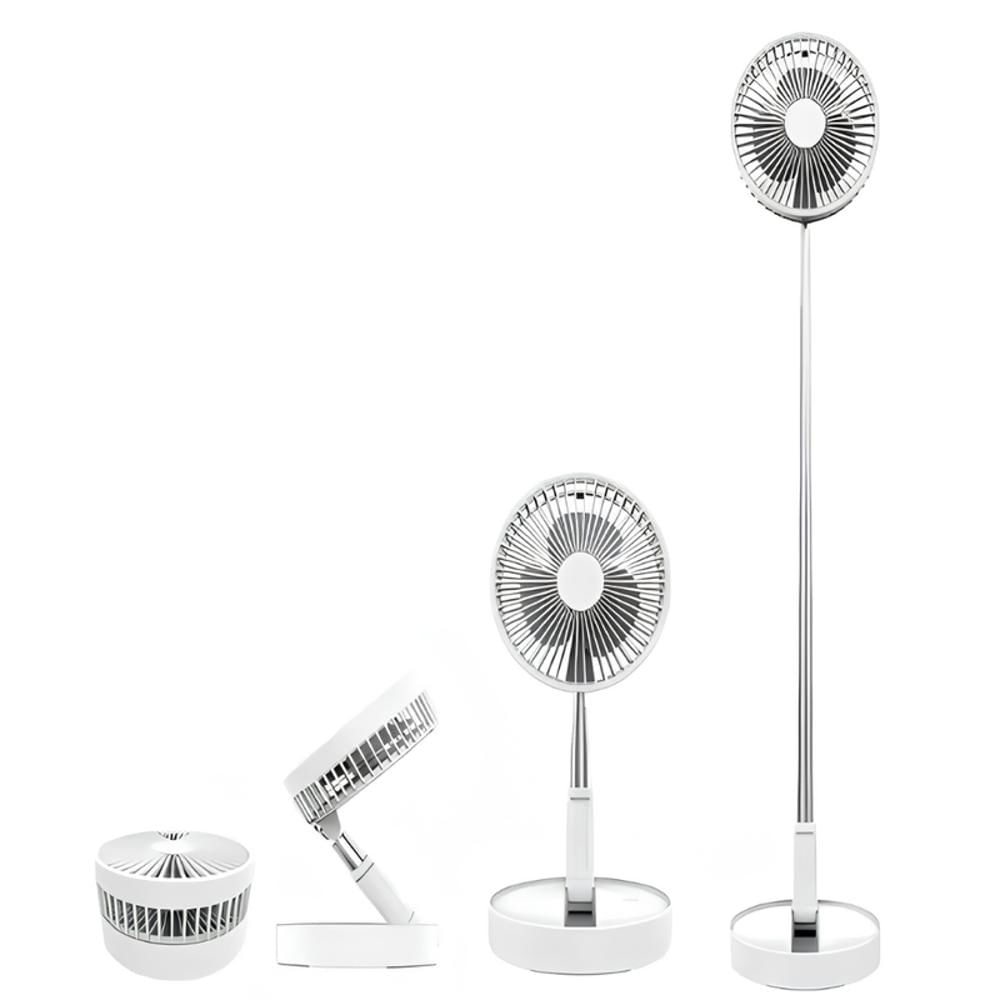 Ventilador Usb Recargable Portátil Retráctil Plegable img #2