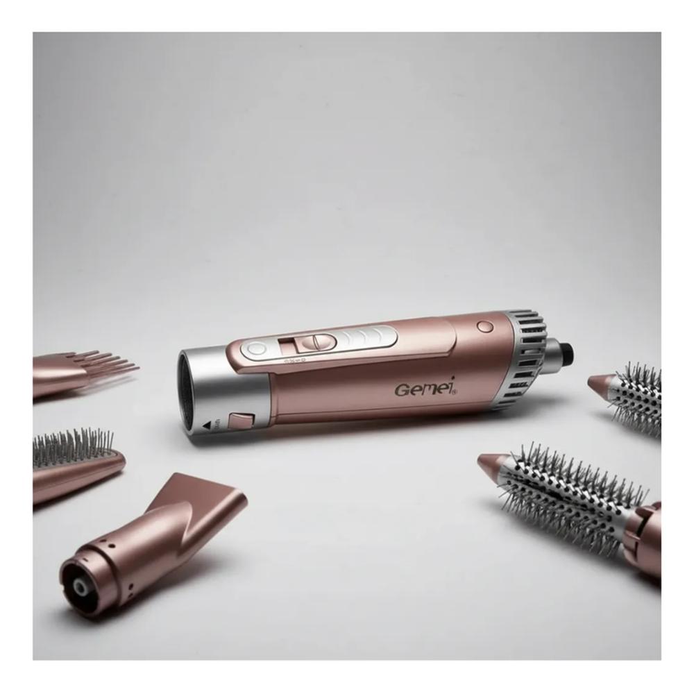 Cepillo Secador Gemei 7 En 1 Pro Moldeador Multifuncional img #2