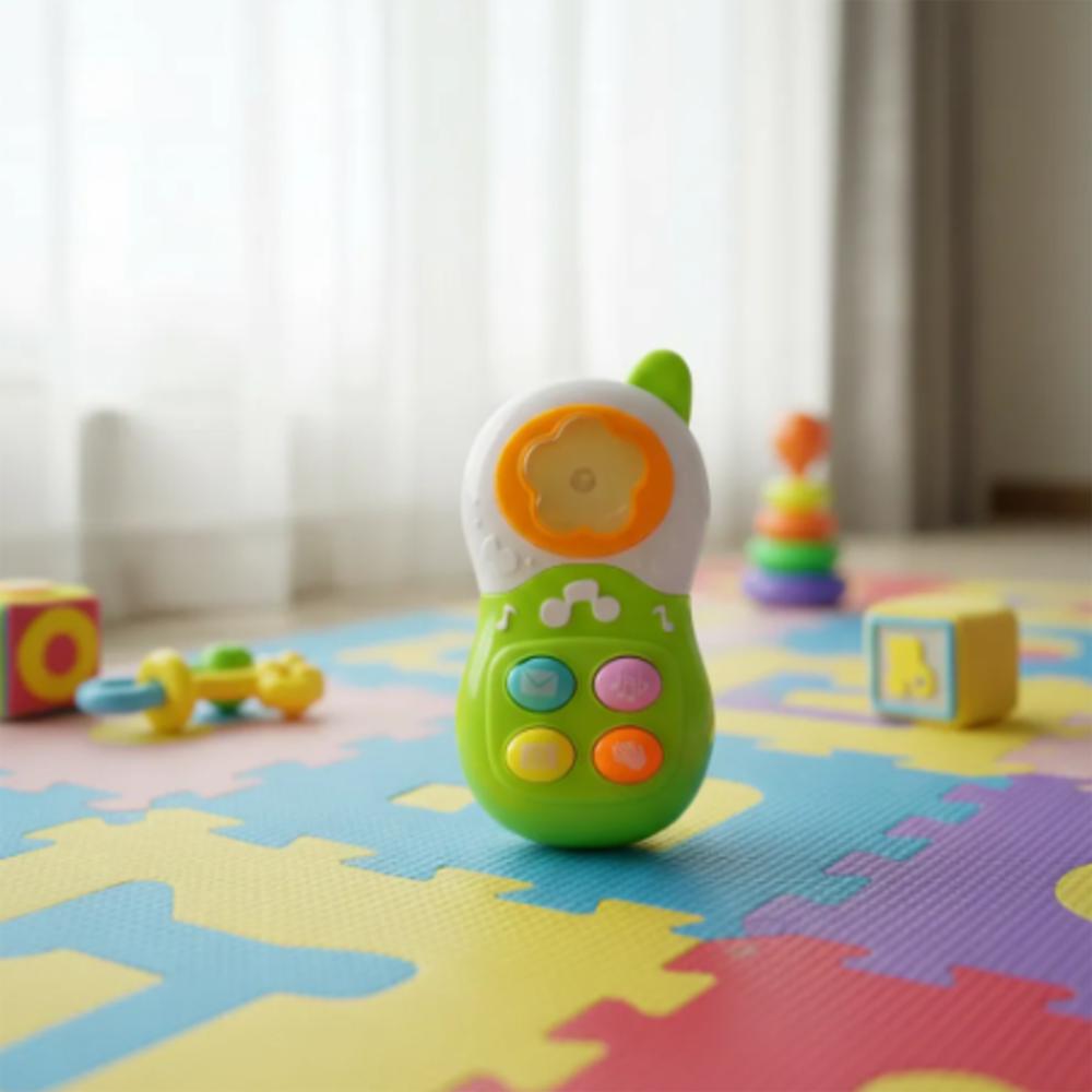 Teléfono Didáctico Para Bebé Con Luces Y Sonidos Niño img #3