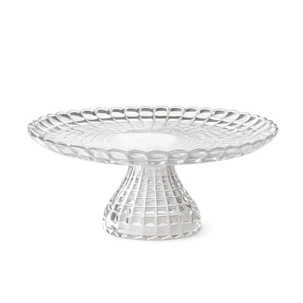 Base Porta Torta Con Pedestal Para Postres Decorativa Cristal img #1