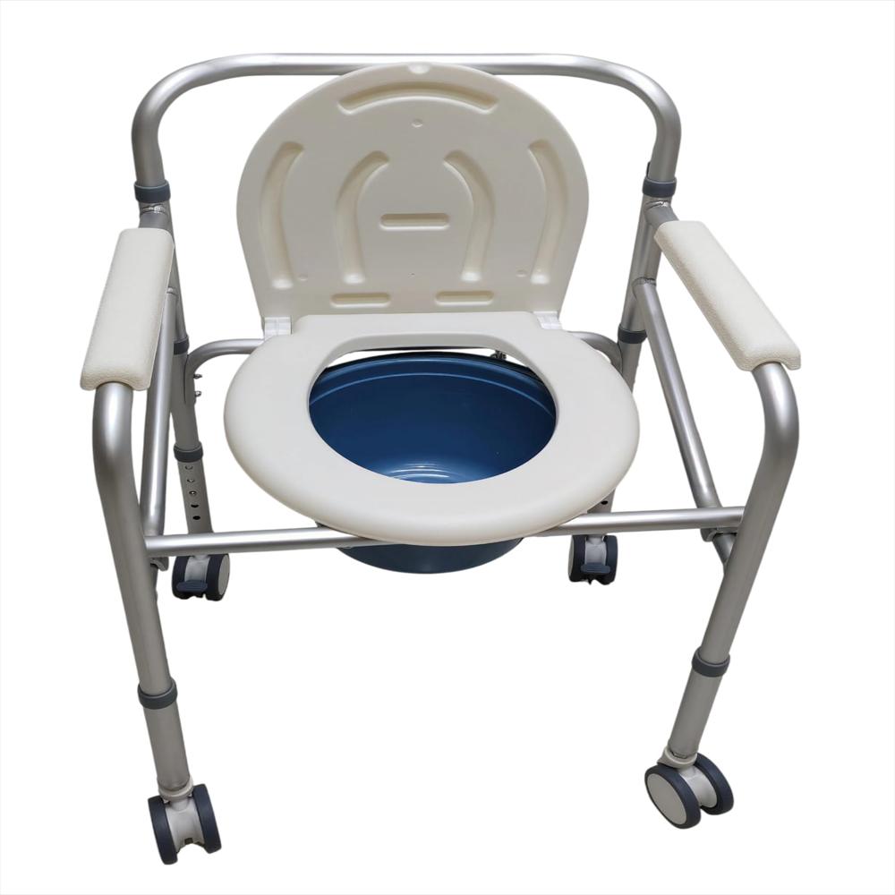 Silla Sanitario En Aluminio Con Ruedas Lowe img #1
