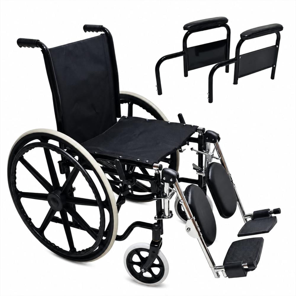 Silla De Ruedas Semiescritorio Y Reposapies Elevables Lowe img #1
