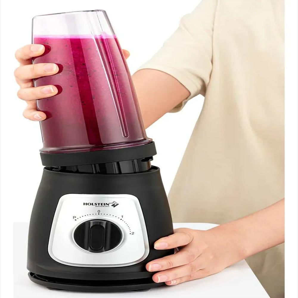 Licuadora Personal Holstein 2 Vaso Portatil Plastico 0.75L img #4