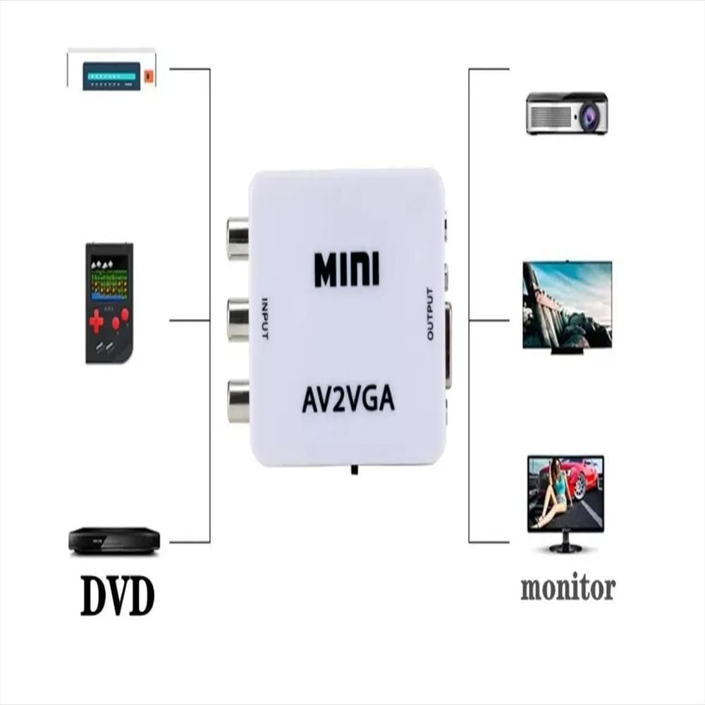 Conversor De Audio Y Video Rca A Vga img #4