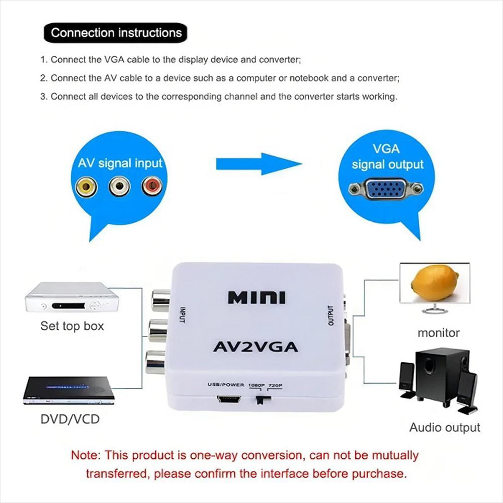 Conversor De Audio Y Video Rca A Vga img #5