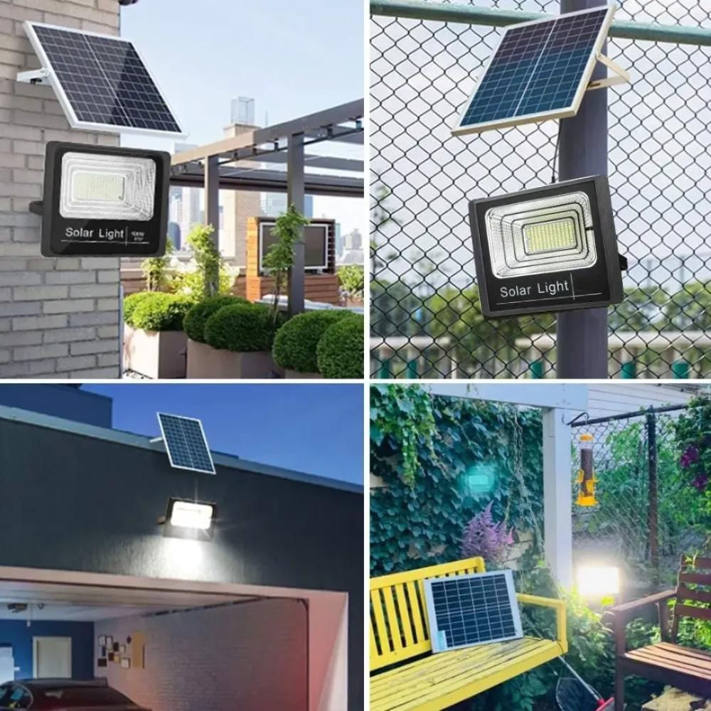 Jortan Reflector Solar 150W Lampara Exterior Panel Solar 6V img #4