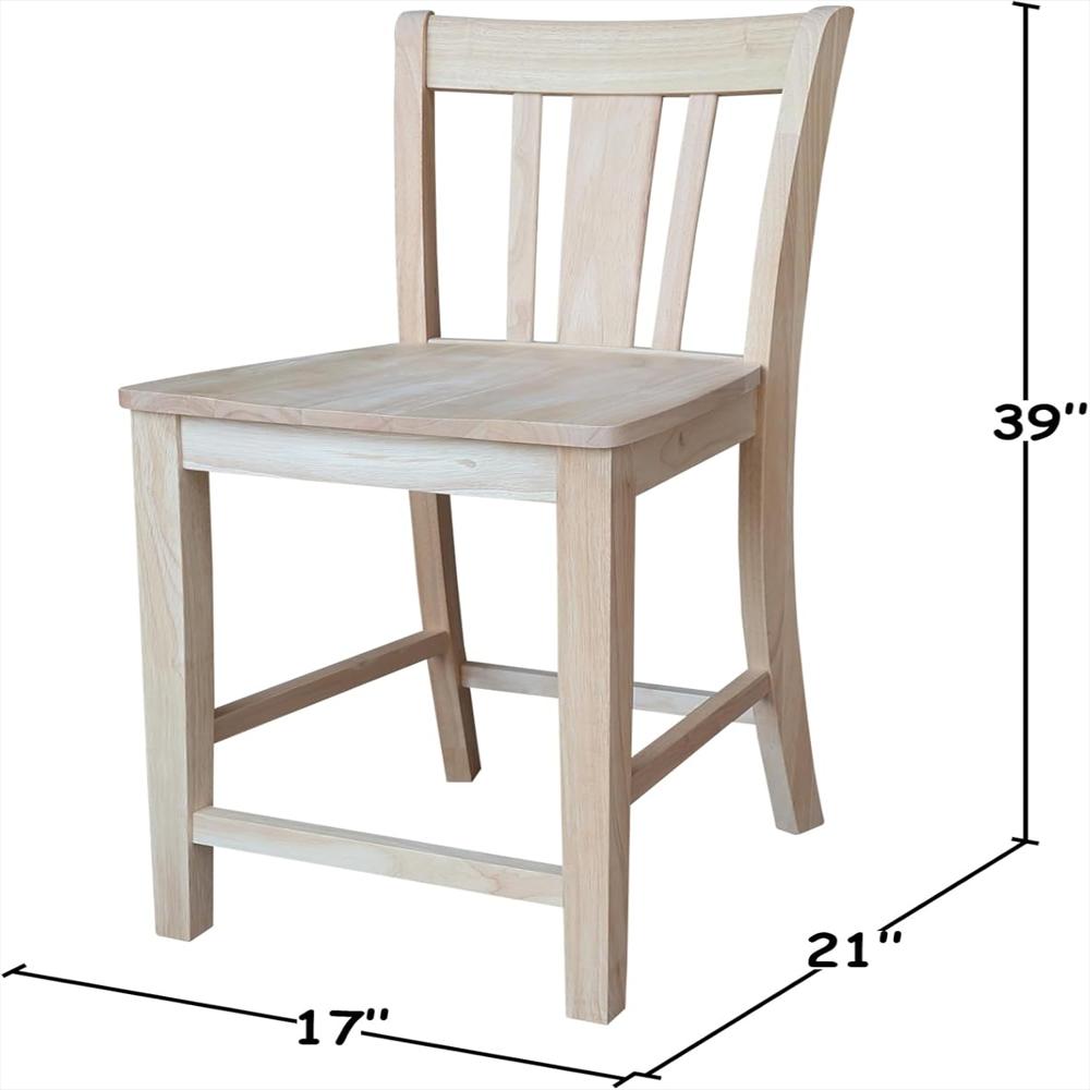 Taburete Ic International Concepts Madera Maciza Personalizable Altura 60 Cm img #2