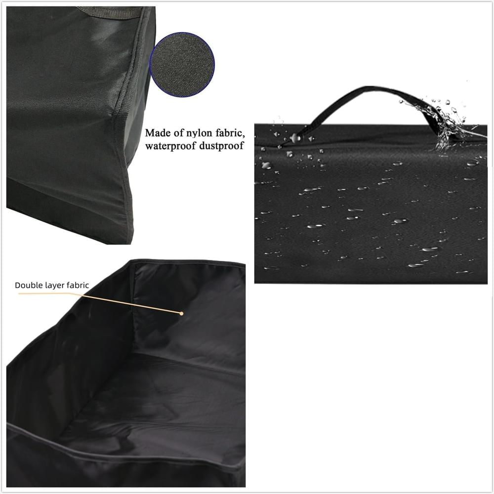 Cubierta Freidora Afwan Resistente Tela Nylon 600D Impermeable Negro 2 Litros img #5