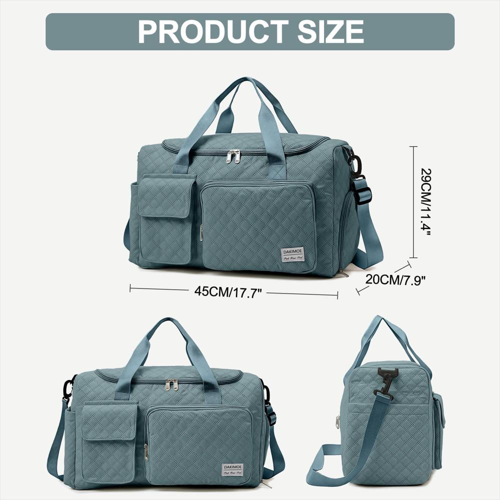 Bolso De Viaje Dakimoe Impermeable Con Compartimento Para Zapatos Verde img #2