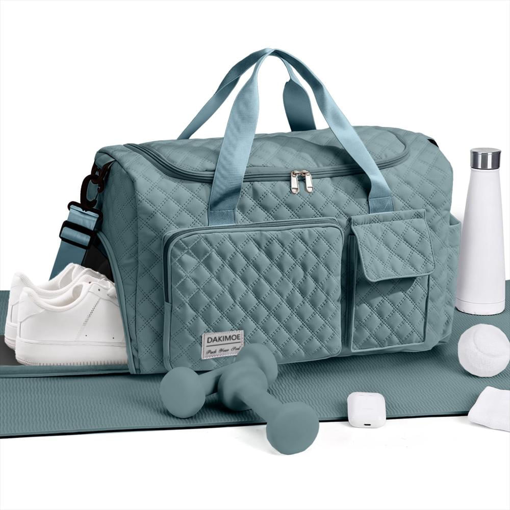 Bolso De Viaje Dakimoe Impermeable Con Compartimento Para Zapatos Verde img #4