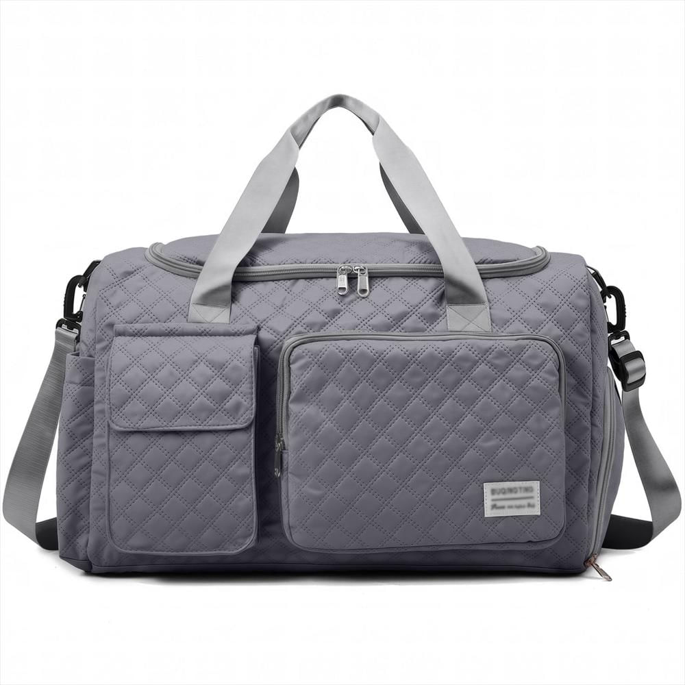 Bolso De Viaje Dakimoe Impermeable Con Compartimento Para Zapatos Gris img #5