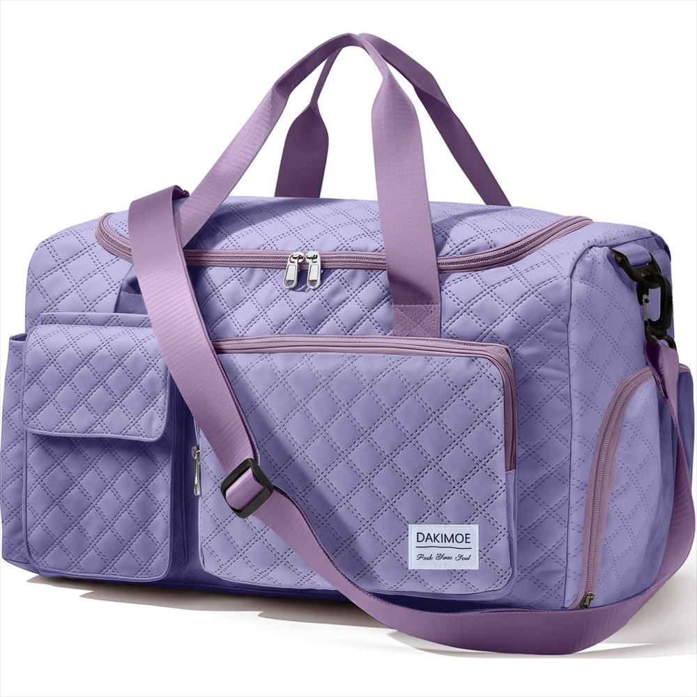 Bolso De Viaje Dakimoe Impermeable Con Compartimento Para Zapatos Morado img #1