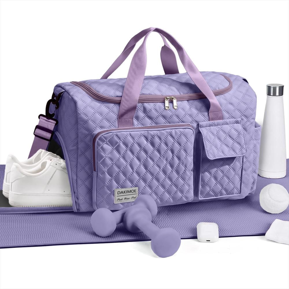 Bolso De Viaje Dakimoe Impermeable Con Compartimento Para Zapatos Morado img #2