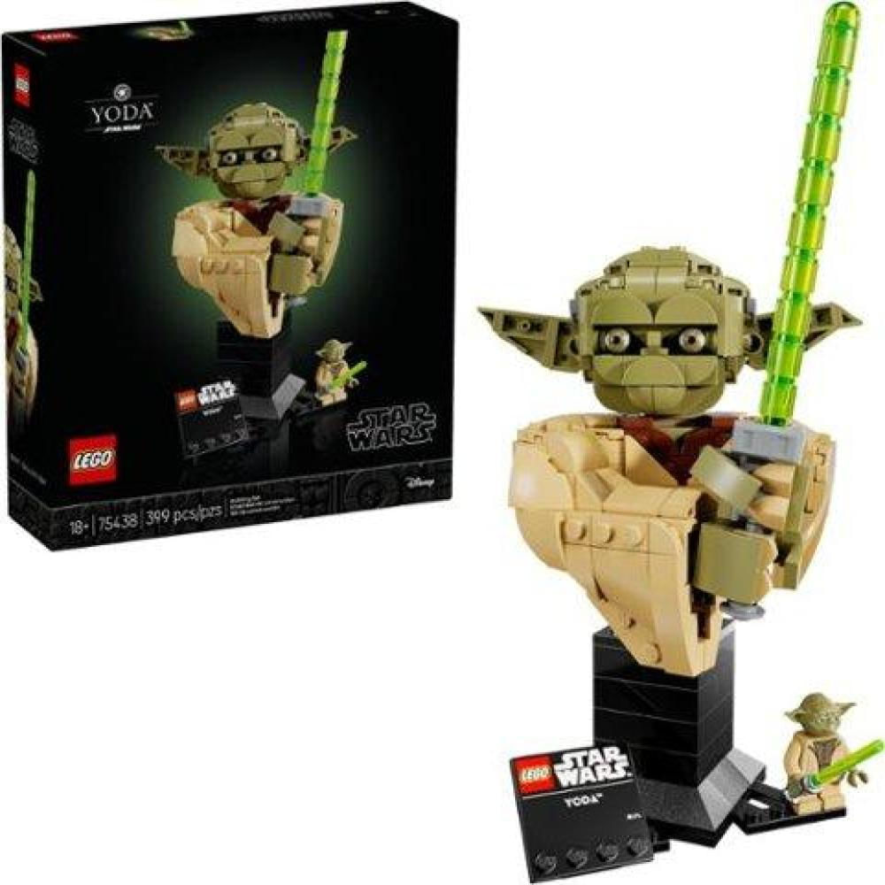 Set Lego Star Wars Yoda Bust 75438 De 399 Piezas img #1