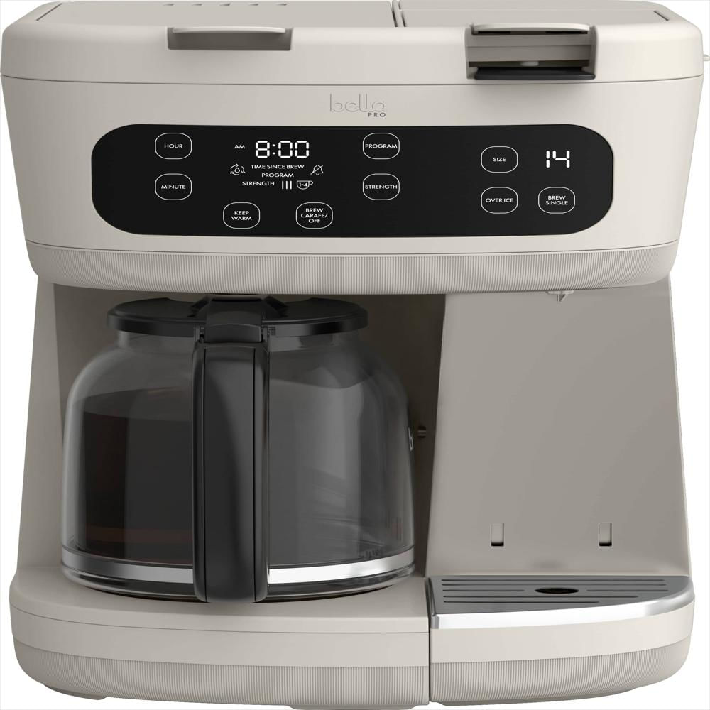 Cafetera Bella Pro Multibrew De Goteo 12 Tazas Y Monodosis img #3