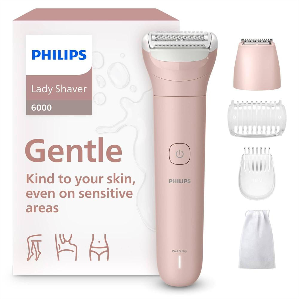 Afeitadora Eléctrica Philips Lady Series 6000 Para Mujer Con 4 Accesorios img #3