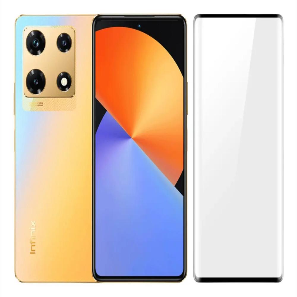 Vidrio Templado Curvo Full Adhesivo Para Infinix Note 40 Pro img #1
