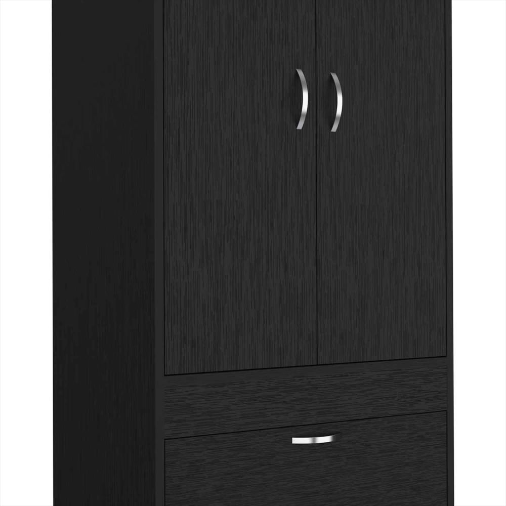 Closet Nocturne Wengue 59 Cm Con Dos Puertas Y Un Cajón img #4