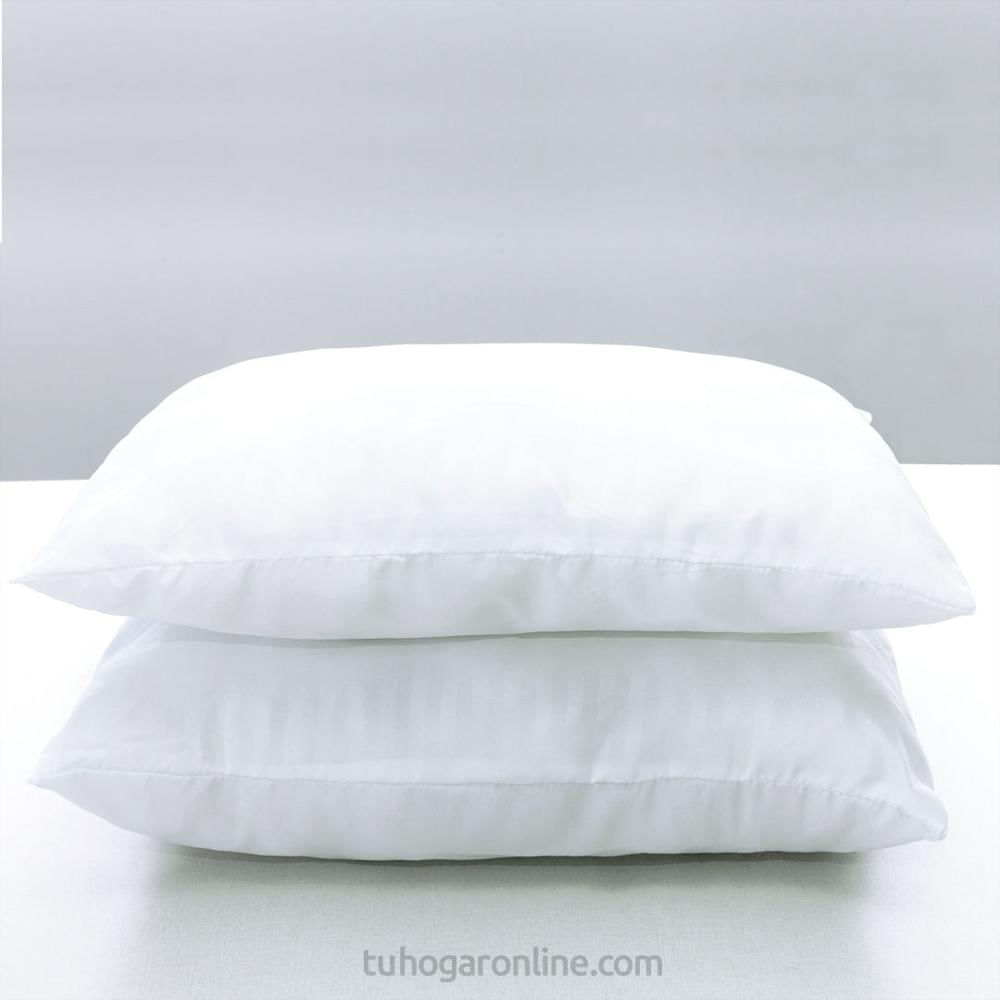 Combo 2 Almohadas Fibra Siliconada Blanco 35X55cm img #2