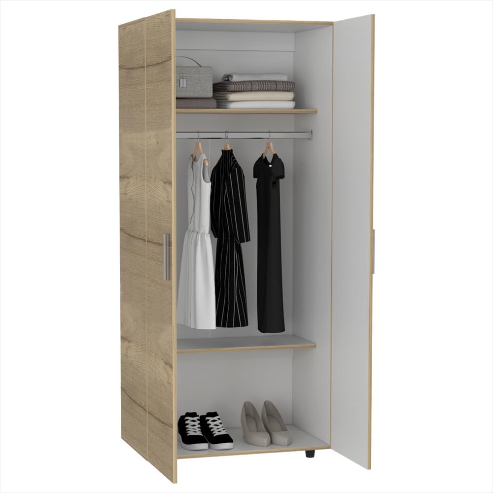 Closet Hogar Duna Y Blanco 80X180.5Cm Con Dos Puertas img #4
