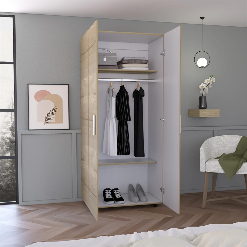 Closet Hogar Duna Y Blanco 80X180.5Cm Con Dos Puertas img #5