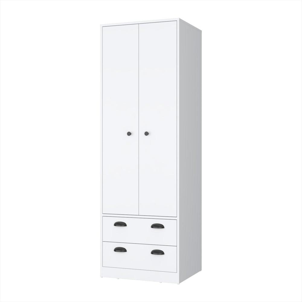 Closet Blanco 59X179cm Con 2 Cajones Sin Entrepaños img #1