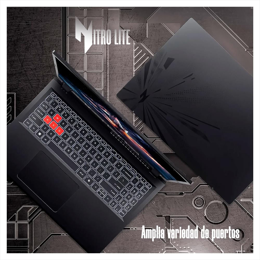 Portátil Gamer Acer Nitro Lite 16″ | Intel Core 5 210H | 16Gb Ram Ddr5 | 512Gb Ssd | Rtx3050 6Gb img #3