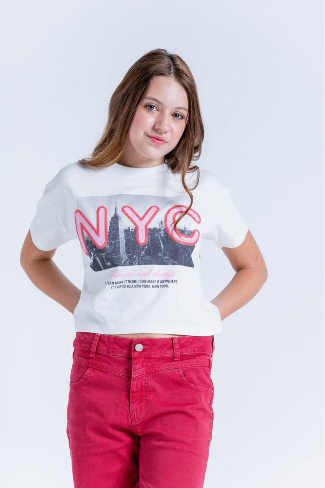 Camiseta Manga Corta Boxy fit PEOPLE img #1