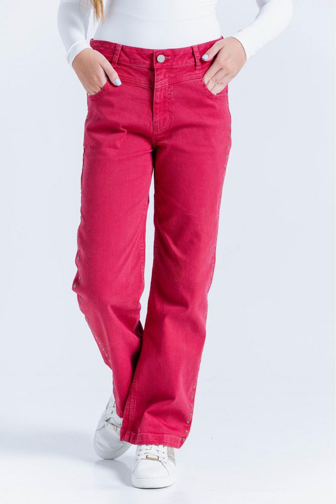 Pantalon Remaches Wide leg PEOPLE img #1