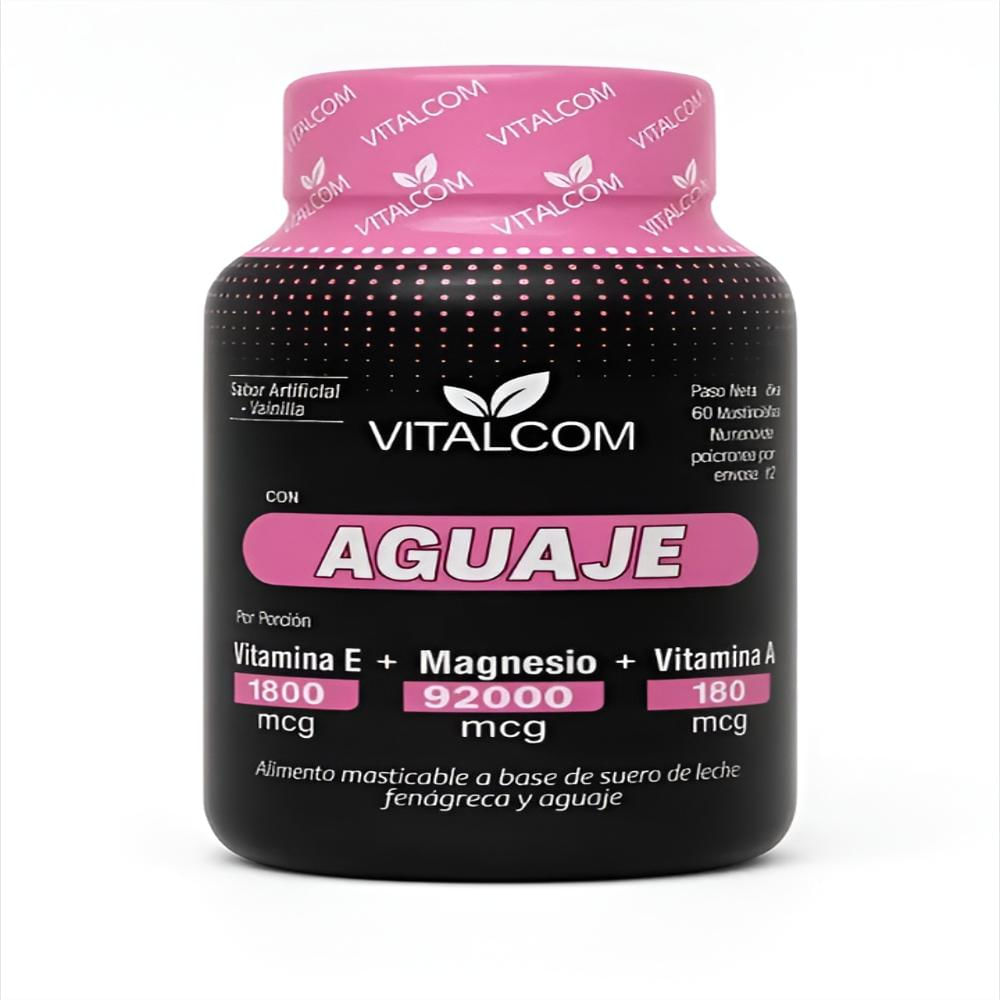 Aguaje Con Fenogreco, Magnesio Y Vitamina E. Invima img #1