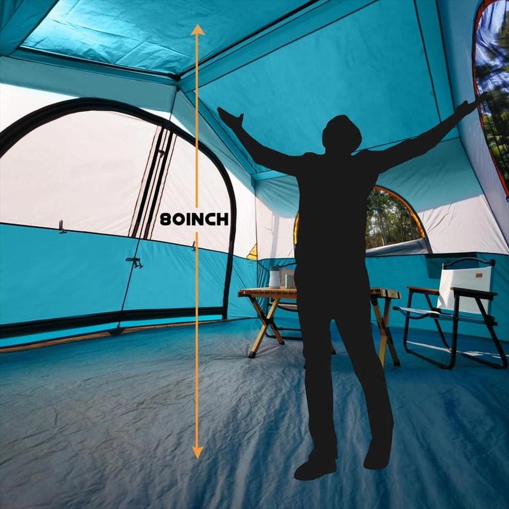 Carpa De Camping Hikergarden Para 8 Personas Tipo Cabina img #2