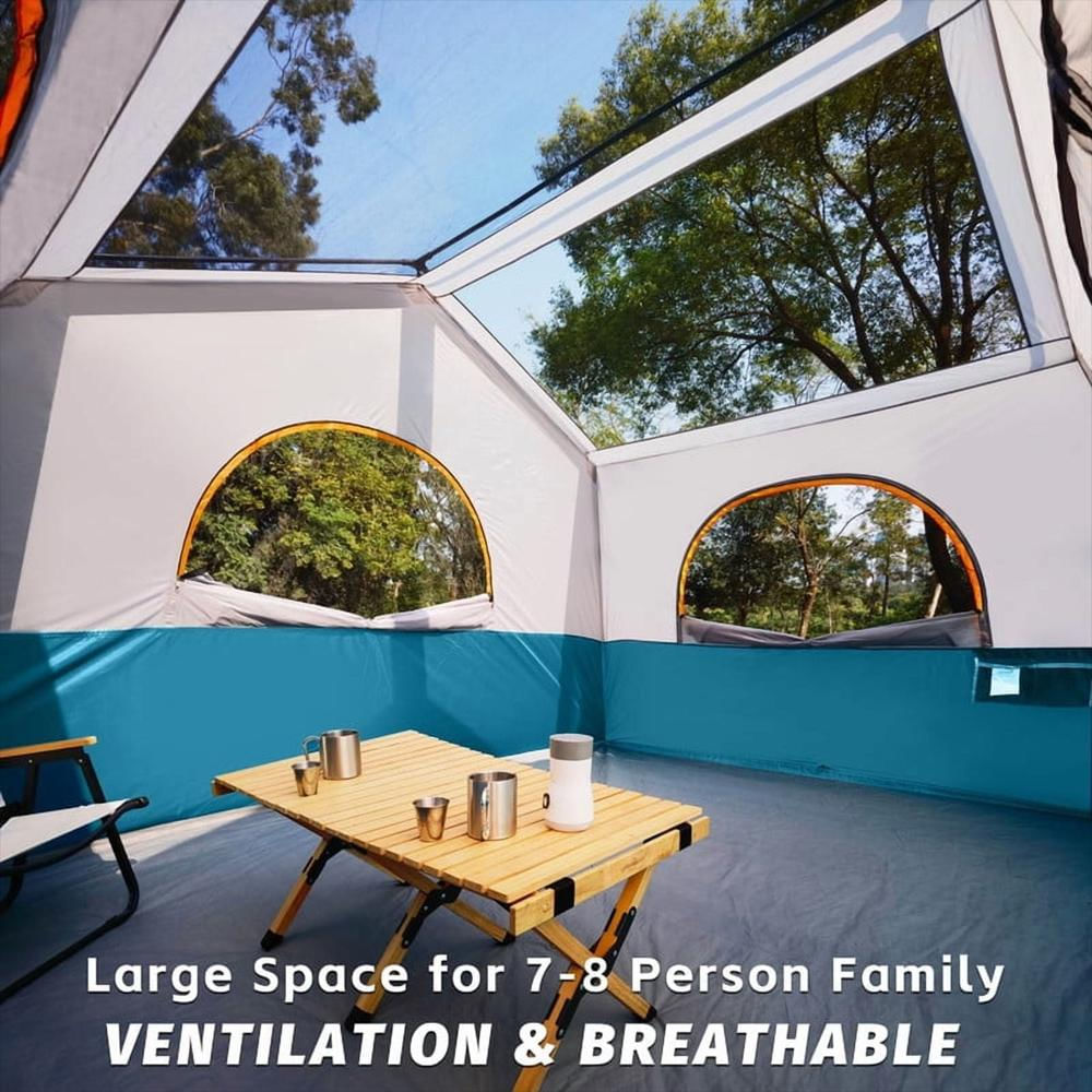 Carpa De Camping Hikergarden Para 8 Personas Tipo Cabina img #3