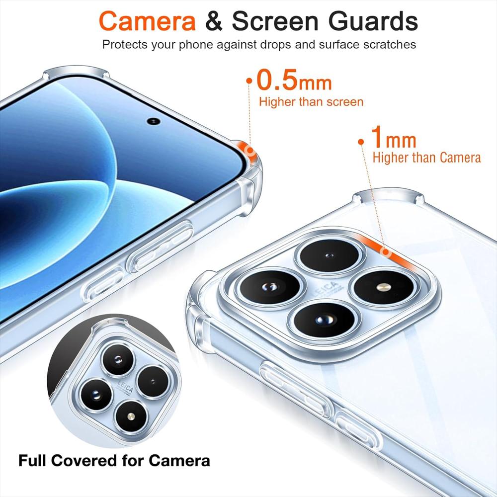 Funda Airbag Antichoque + Vidrio Templado Para Xiaomi 17 img #4