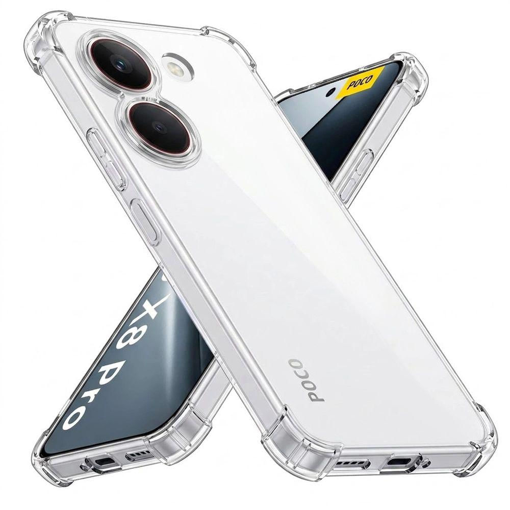 Funda Airbag Antichoque + Vidrio Templado Para Xiaomi Poco X8 Pro img #2